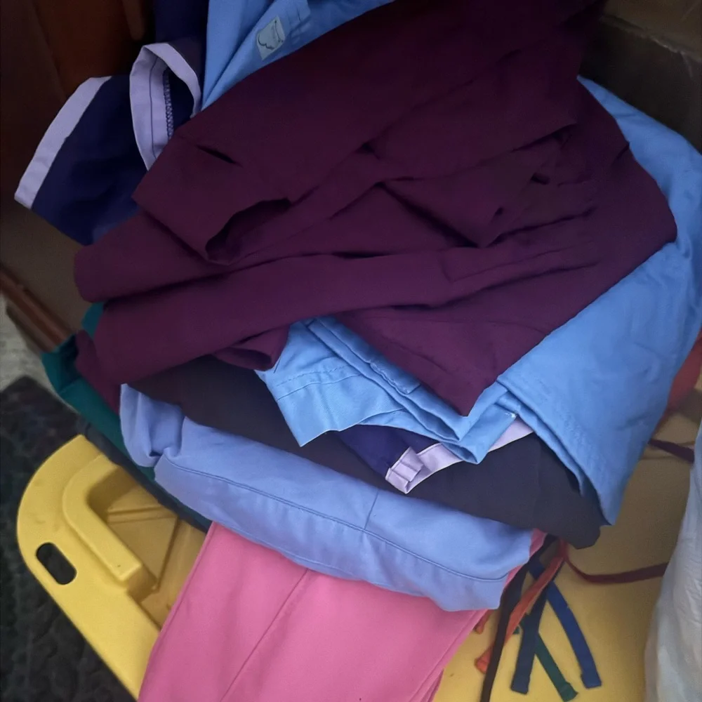 Colorful Scrub Tops Collection - Picture 1 of 1